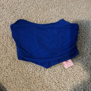 blue going out top
